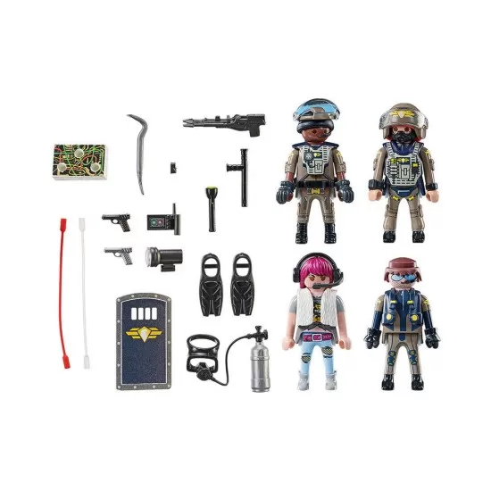 Playmobil City Action - Set figurine echipa SWAT