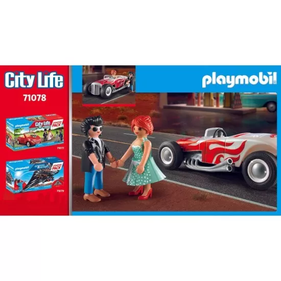 Playmobil City Life - Set masina de curse Playmobil City Life - Set masina de curse