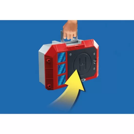Playmobil City Action - Set mobil statie de pompieri si figurine Playmobil City Action - Set mobil statie de pompieri si figurine