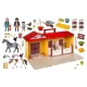 Playmobil Country - Set portabil grajd de cai