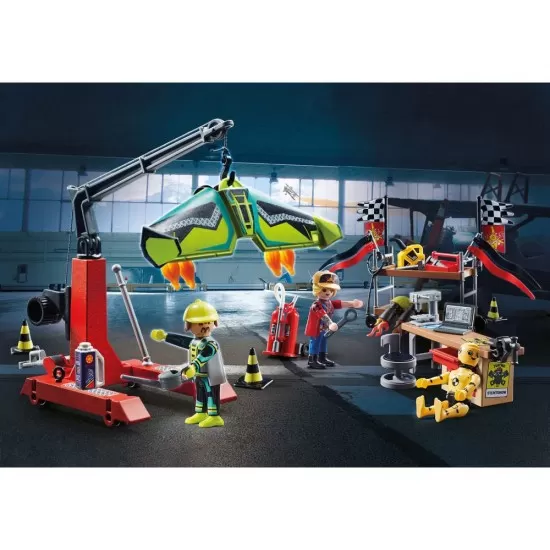Playmobil Stunt Show - Statie pentru reparatii Playmobil Stunt Show - Statie pentru reparatii