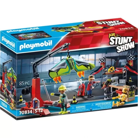 Playmobil Stunt Show - Statie pentru reparatii Playmobil Stunt Show - Statie pentru reparatii