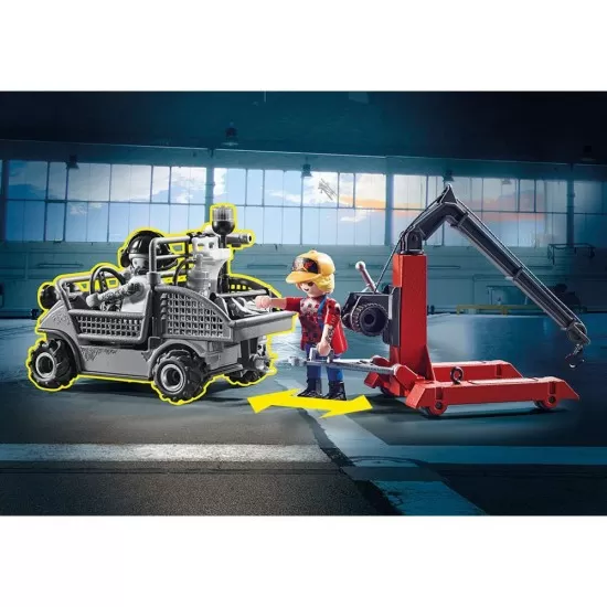 Playmobil Stunt Show - Statie pentru reparatii Playmobil Stunt Show - Statie pentru reparatii