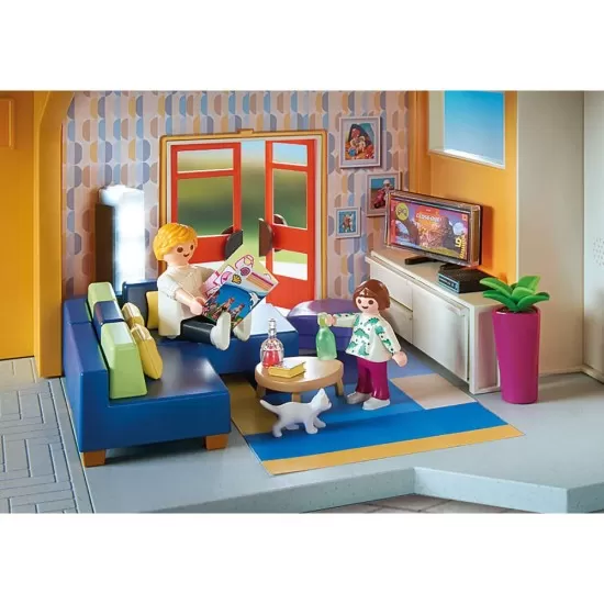 Playmobil City Life - Sufragerie cu lumina Playmobil City Life - Sufragerie cu lumina