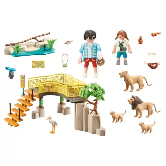 Playmobil Family Fun - Tarc exterior pentru lei