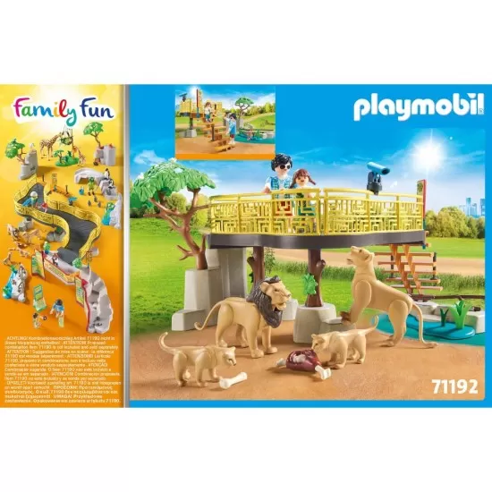 Playmobil Family Fun - Tarc exterior pentru lei