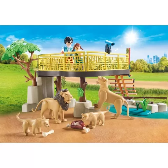 Playmobil Family Fun - Tarc exterior pentru lei