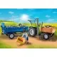 Playmobil Country - Tractor cu remorca si muncitor Playmobil Country - Tractor cu remorca si muncitor
