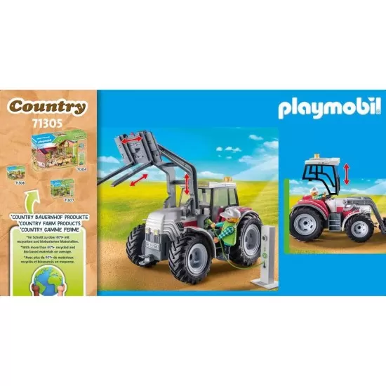 Playmobil Country - Tractor mare cu accesorii Playmobil Country - Tractor mare cu accesorii