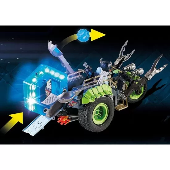 Playmobil Top Agents - Tricicleta pentru gheata si rebeli arctici Playmobil Top Agents - Tricicleta pentru gheata si rebeli arctici