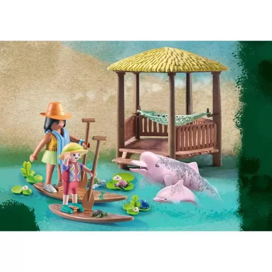 Playmobil Wiltopia - Tur de vaslit cu delfini Playmobil Wiltopia - Tur de vaslit cu delfini