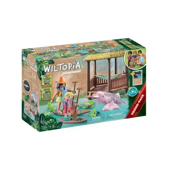 Playmobil Wiltopia - Tur de vaslit cu delfini Playmobil Wiltopia - Tur de vaslit cu delfini