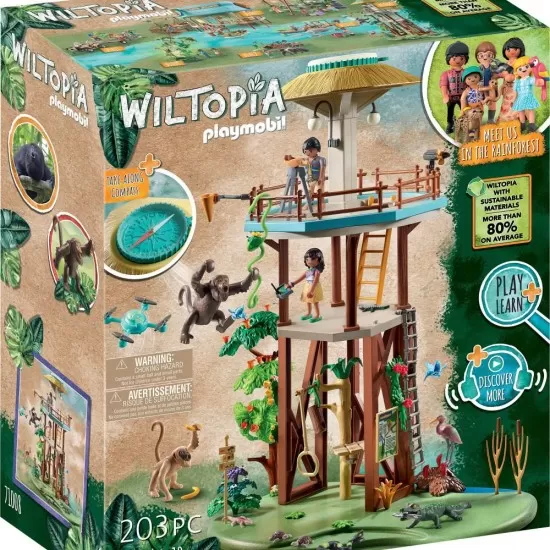 Playmobil Wiltopia - Turn de cercetare cu busola Playmobil Wiltopia - Turn de cercetare cu busola