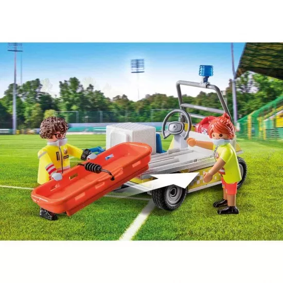 Playmobil City Life - Vehicul galben de salvare Playmobil City Life - Vehicul galben de salvare
