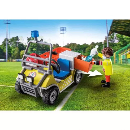 Playmobil City Life - Vehicul galben de salvare Playmobil City Life - Vehicul galben de salvare