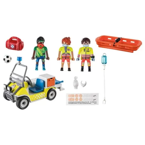 Playmobil City Life - Vehicul galben de salvare Playmobil City Life - Vehicul galben de salvare