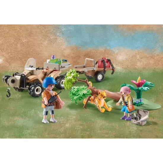 Playmobil Wiltopia - Vehicul pentru salvarea animalelor Playmobil Wiltopia - Vehicul pentru salvarea animalelor