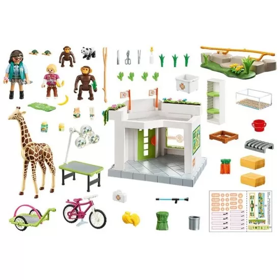 Playmobil Family Fun - Veterinar la Zoo Playmobil Family Fun - Veterinar la Zoo