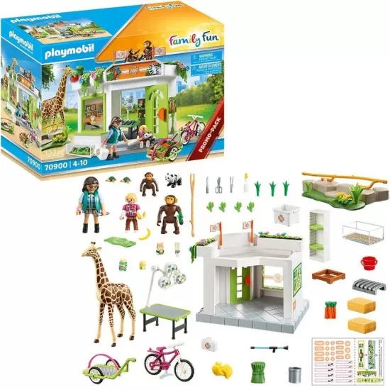 Playmobil Family Fun - Veterinar la Zoo Playmobil Family Fun - Veterinar la Zoo