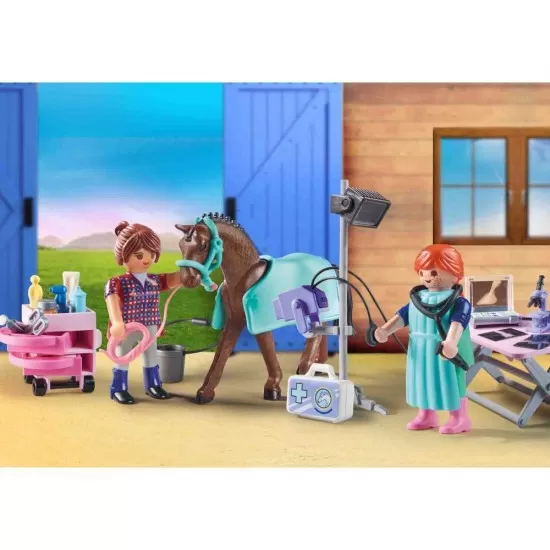 Playmobil Country - Veterinar pentru caluti Playmobil Country - Veterinar pentru caluti