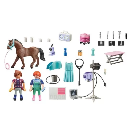 Playmobil Country - Veterinar pentru caluti Playmobil Country - Veterinar pentru caluti