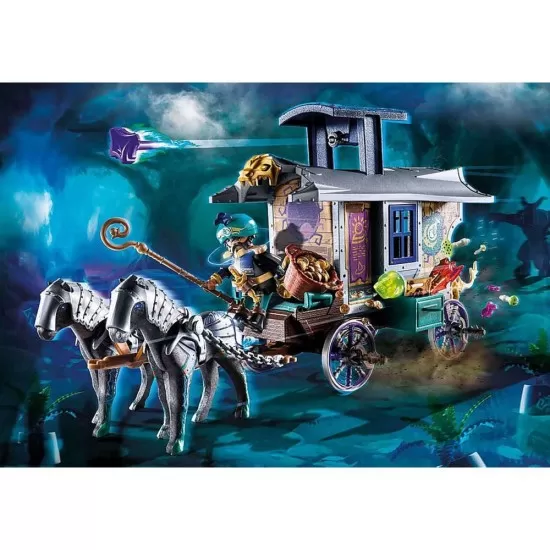 Playmobil Novelmore - Violet Vale - Trasura negustorului Playmobil Novelmore - Violet Vale - Trasura negustorului