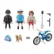 Playmobil City Action - Politist pe bicicleta si hot Playmobil City Action - Politist pe bicicleta si hot