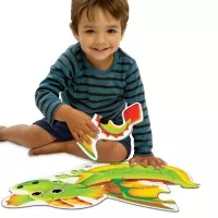 Primul meu puzzle de podea 12 piese - Dragon