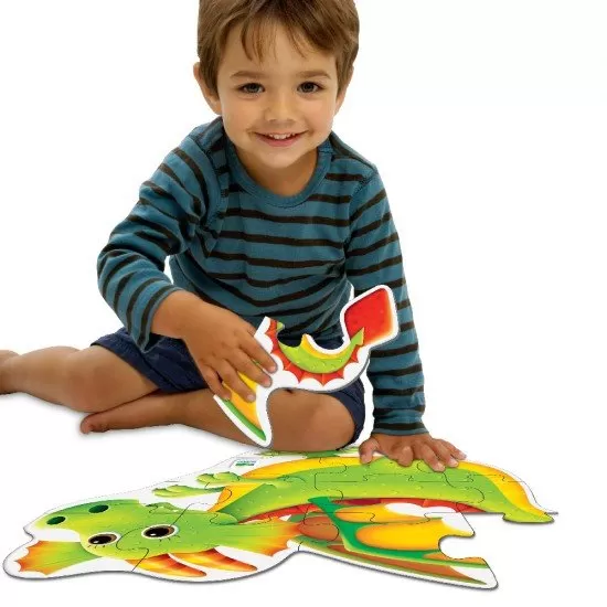 Primul meu puzzle de podea 12 piese - Dragon Primul meu puzzle de podea 12 piese - Dragon