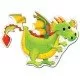 Primul meu puzzle de podea 12 piese - Dragon Primul meu puzzle de podea 12 piese - Dragon