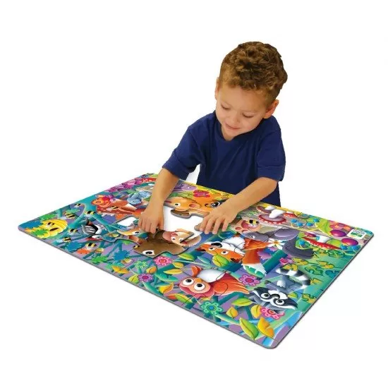 Primul meu puzzle de podea 12 piese - Prietenii padurii Primul meu puzzle de podea 12 piese - Prietenii padurii