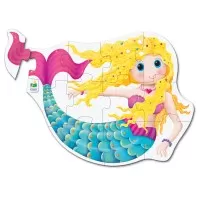 Primul meu puzzle de podea 12 piese - Sirena