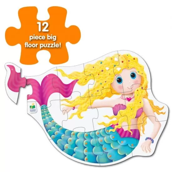 Primul meu puzzle de podea 12 piese - Sirena Primul meu puzzle de podea 12 piese - Sirena