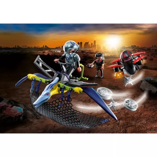 Playmobil Dino Rise Pteranodon - Lovitura dronei Playmobil Dino Rise Pteranodon - Lovitura dronei