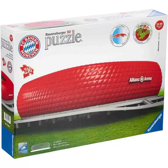 Puzzle 3D Allianz Arena 216 piese Ravensburger Puzzle 3D Allianz Arena 216 piese Ravensburger