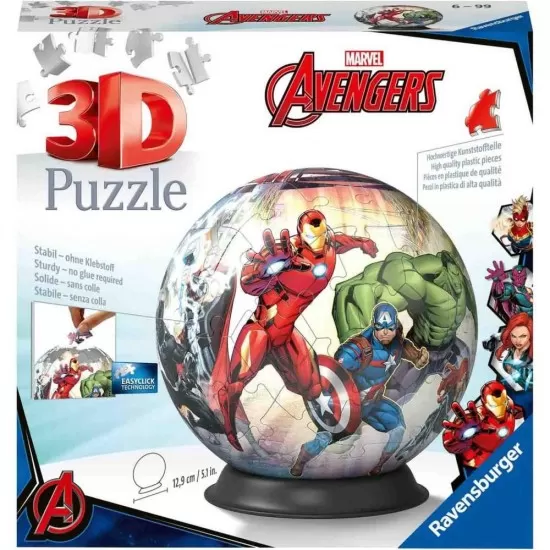 Puzzle 3D Avengers 72 piese Ravensburger Puzzle 3D Avengers 72 piese Ravensburger