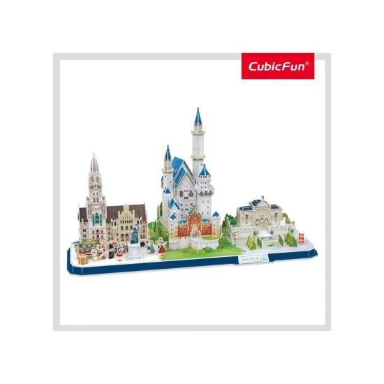 Puzzle 3D Bavaria CubicFun 178 piese Puzzle 3D Bavaria CubicFun 178 piese
