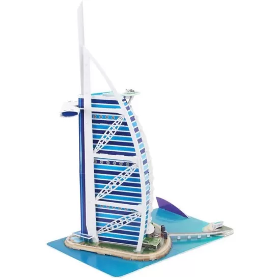 Puzzle 3D Burj al Arab nivel complex 101 piese Puzzle 3D Burj al Arab nivel complex 101 piese