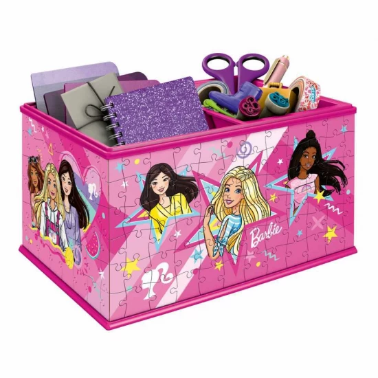 Puzzle 3D cutie depozitare Barbie 216 piese Puzzle 3D cutie depozitare Barbie 216 piese