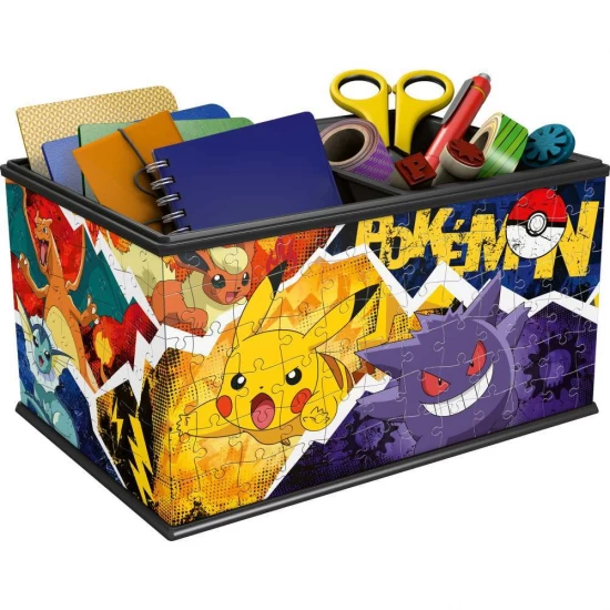 Puzzle 3D cutie depozitare Pokemon 216 piese Puzzle 3D cutie depozitare Pokemon 216 piese