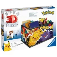 Puzzle 3D cutie depozitare Pokemon 216 piese