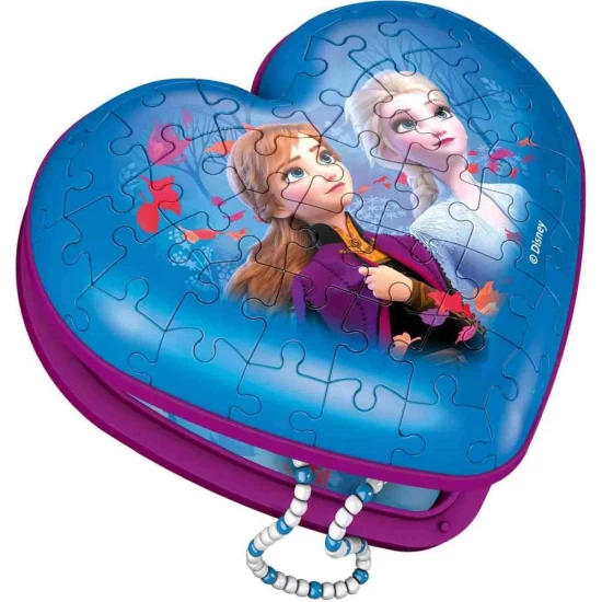 Puzzle 3D cutie inima Frozen 54 piese Ravensburger Puzzle 3D cutie inima Frozen 54 piese Ravensburger
