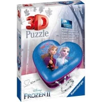 Puzzle 3D cutie inima Frozen 54 piese Ravensburger