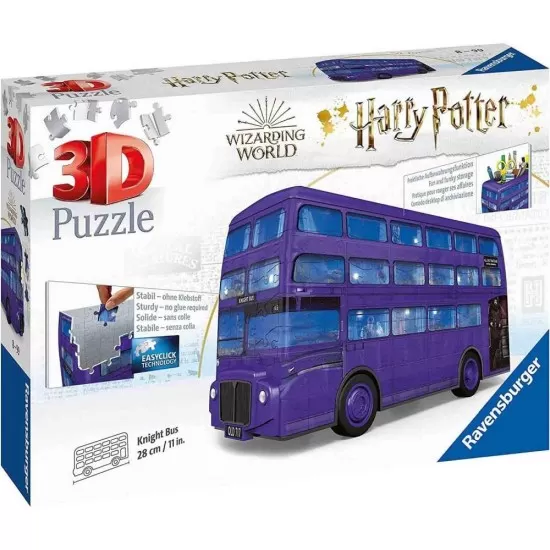 Puzzle 3D Harry Potter autobuz 216 piese Ravensburger Puzzle 3D Harry Potter autobuz 216 piese Ravensburger