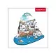 Puzzle 3D Insula Santorini nivel complex 129 piese