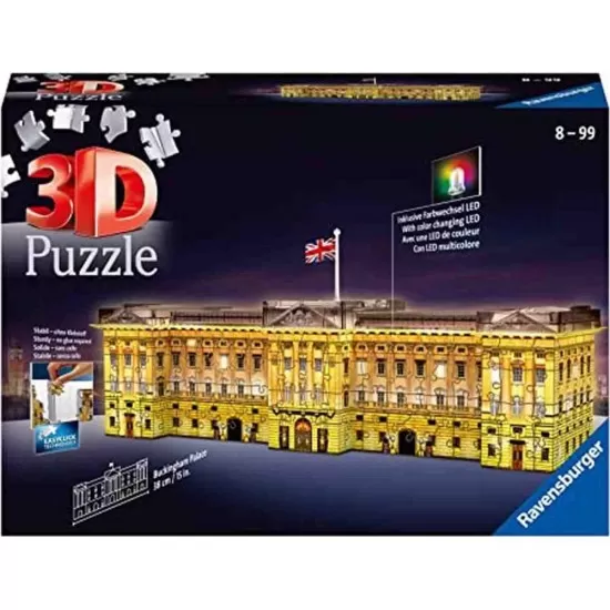 Puzzle 3D cu LED Buckingham Palace 216 piese Ravensburger Puzzle 3D cu LED Buckingham Palace 216 piese Ravensburger