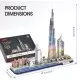 Puzzle 3D led Dubai 182 piese Puzzle 3D led Dubai 182 piese