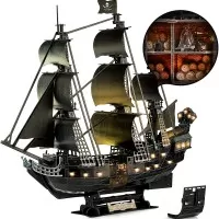 Puzzle 3D led nava Queen Anne 293 piese