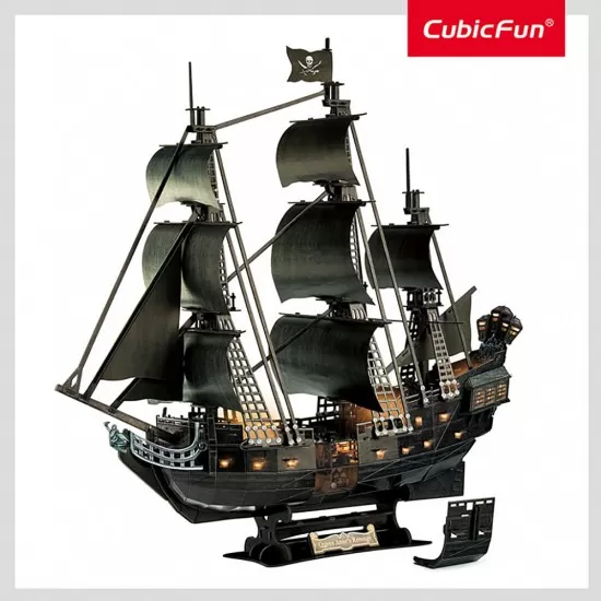 Puzzle 3D led nava Queen Anne 293 piese Puzzle 3D led nava Queen Anne 293 piese