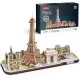 Puzzle 3D led Paris 115 piese